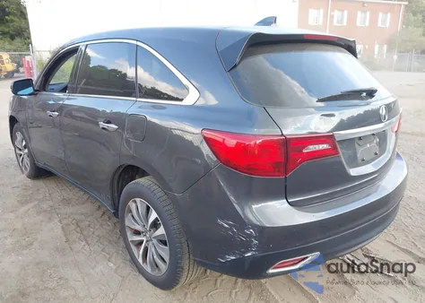 2014 Acura Mdx Technology Package from USA, damaged, VIN 5FRYD4H46EB042668